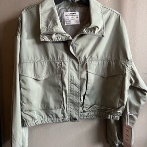 Ci Sono Green Utility Jacket Boxy Fit